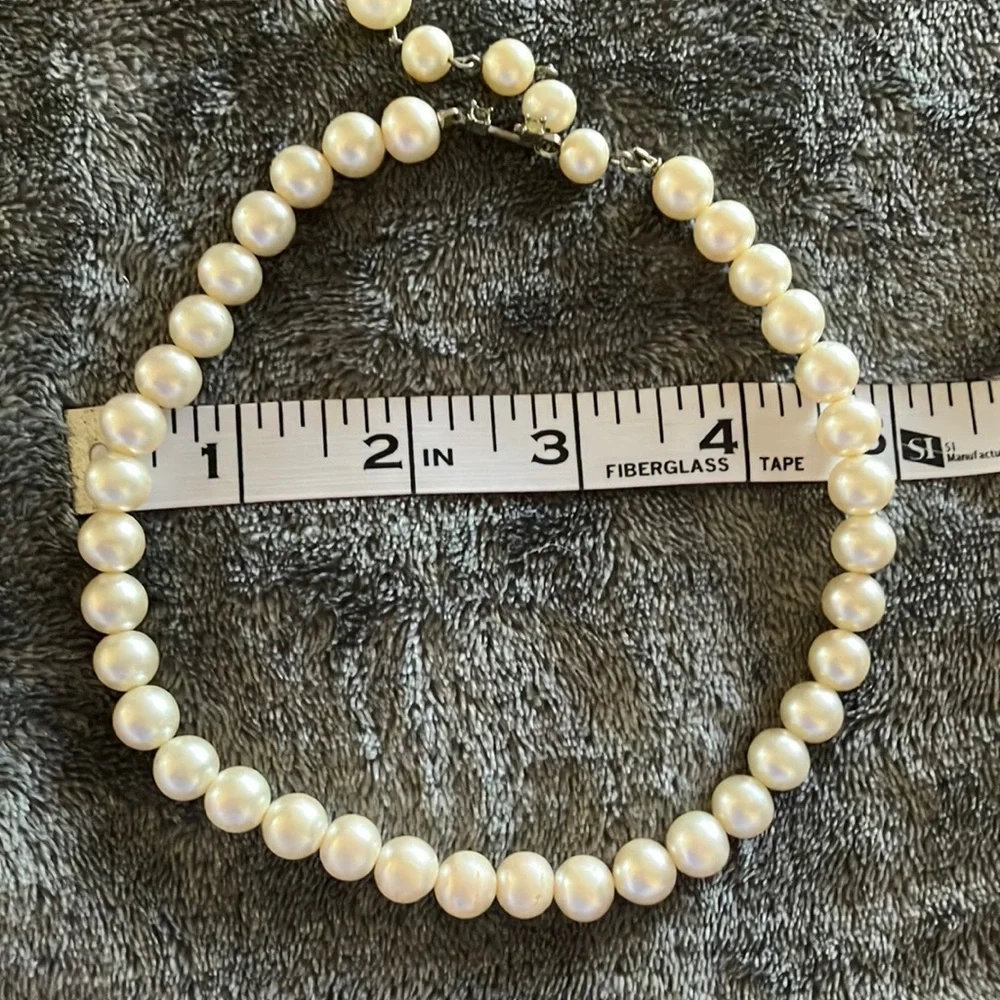 Vintage  Cream Pearl‎ Necklace